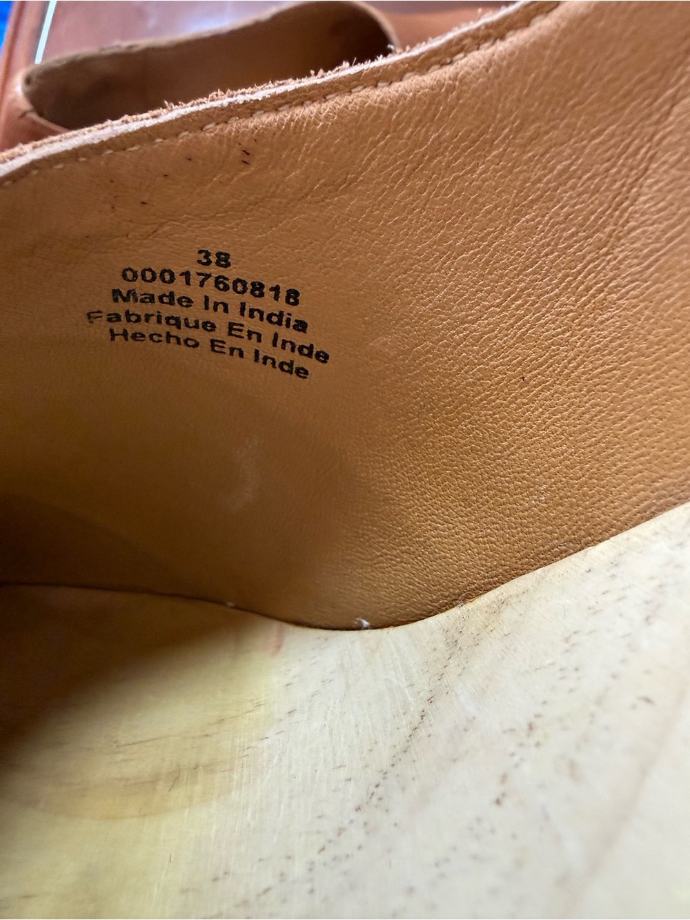 Free People Tan Leather Platform Clog Heels - Picture 5 of 7
